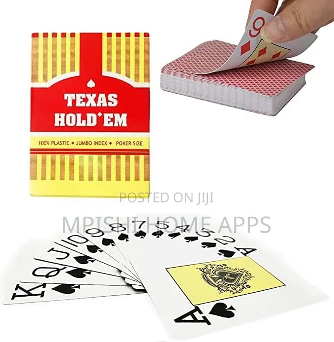 Texas Hold Em Plastic Cards