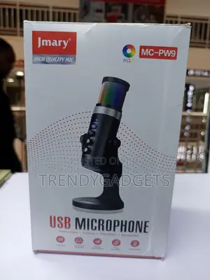 Jmary MC-PW9 RGB USB Microphone for Podcasting Recording