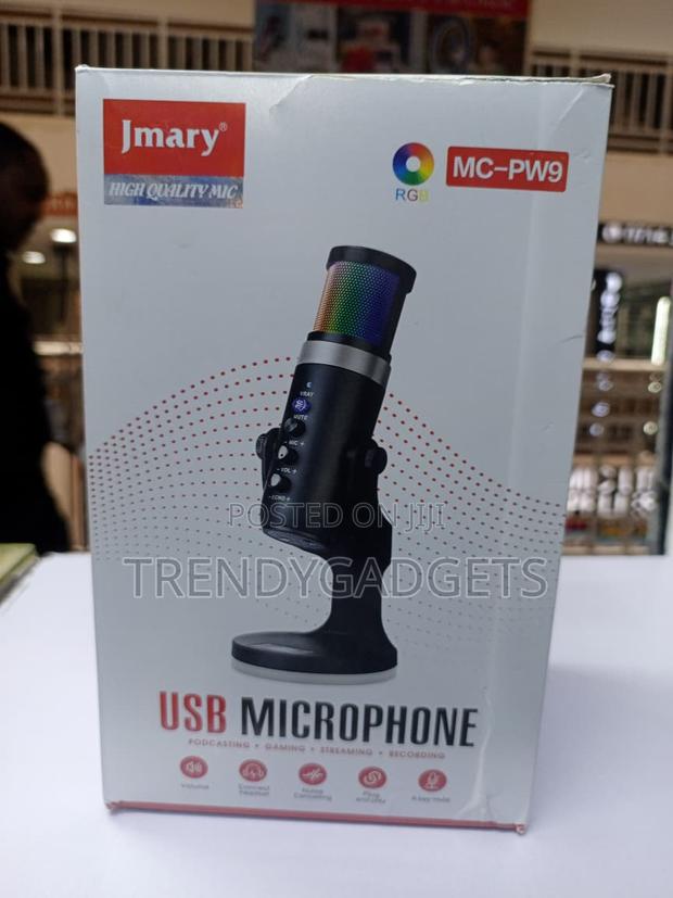 Jmary MC-PW9 RGB USB Microphone for Podcasting Recording - main view