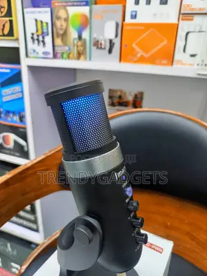 Jmary MC-PW9 USB Condenser Mic With RGB Lights Volume Control