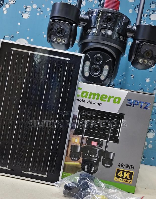 4 Lens V380 Pro 4G Ai Solar Camera - main view