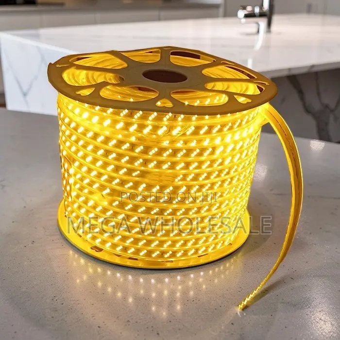 Waterproof 50M Orange Yellow Warm White SMD LED Strip Snake Light