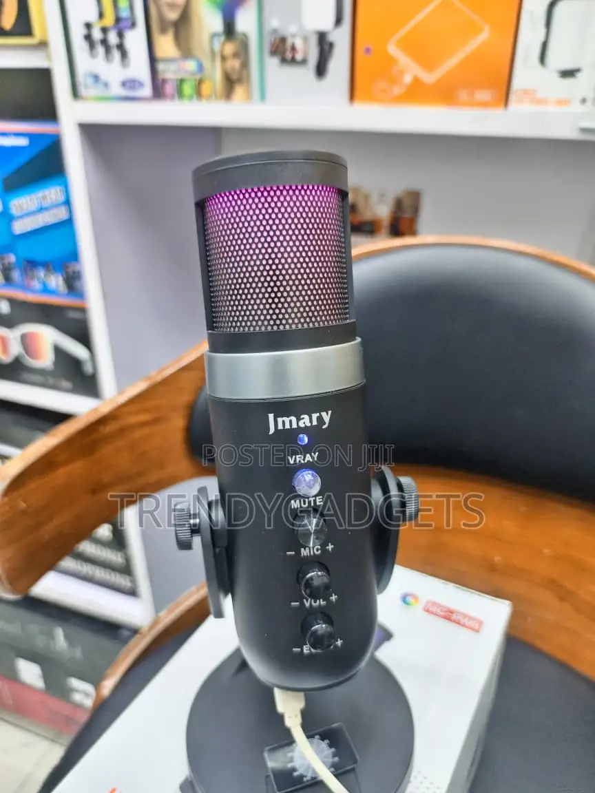 Jmary MC-PW9 RGB USB Desktop Mic for Gaming Voice Recording