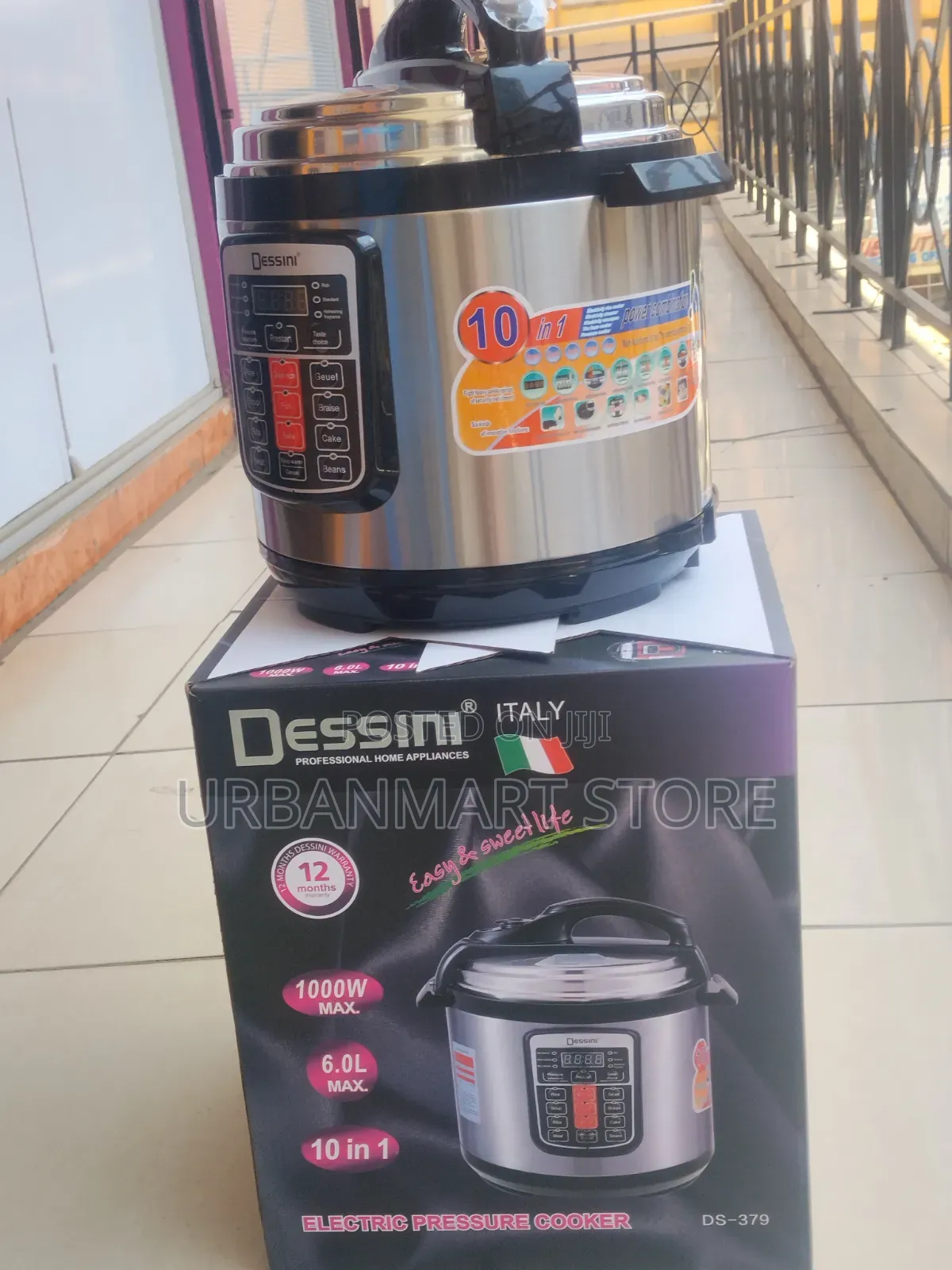 Dessini 10-in-1 6L Electric Pressure Cooker