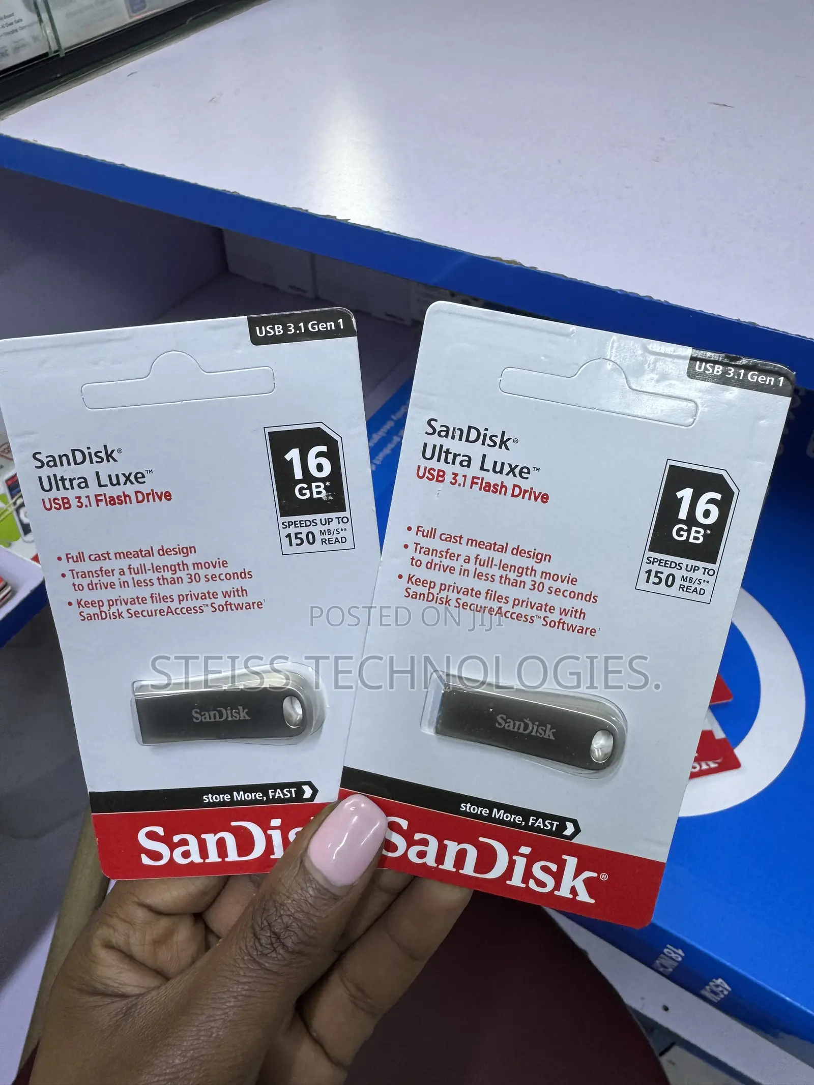 16GB Metallic Sandisk Flashdisk