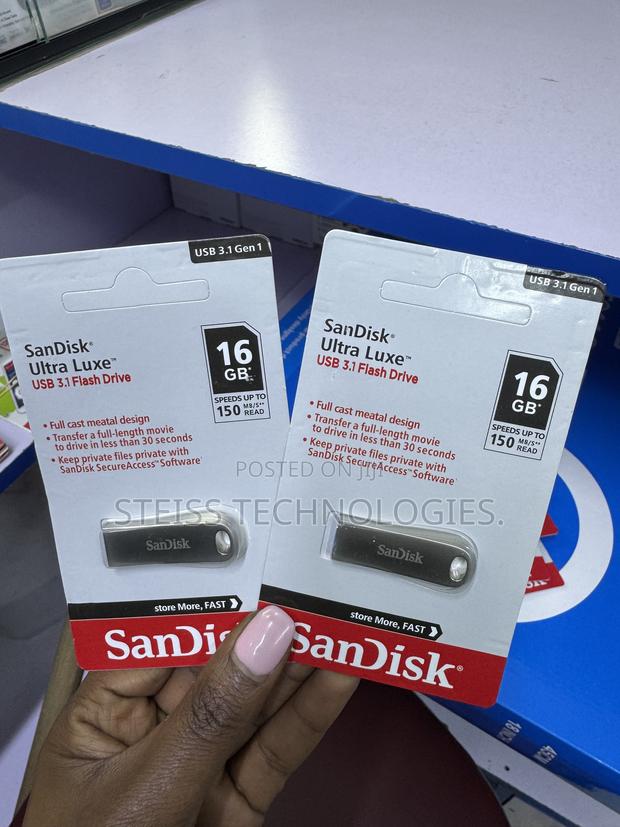 16GB Metallic Sandisk Flashdisk - main view