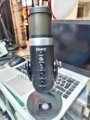 Jmary MC-PW9 USB Microphone RGB Lights Echo Volume Mute Control