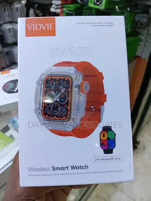 The Vidvie SW1613 Wireless Smartwatch in Orange Colour