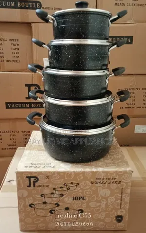 10 Pieces New Model James Pot Cookware Set