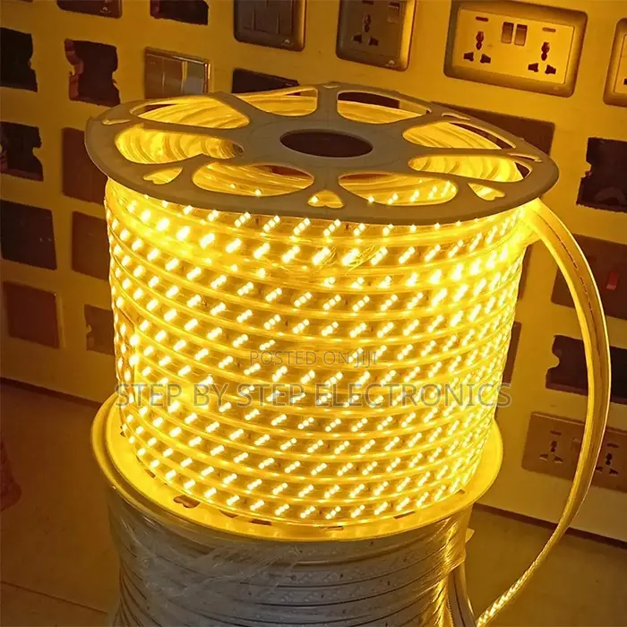 Decorative 50M Orange Yellow Warm White SMD LED Strip Snake Light