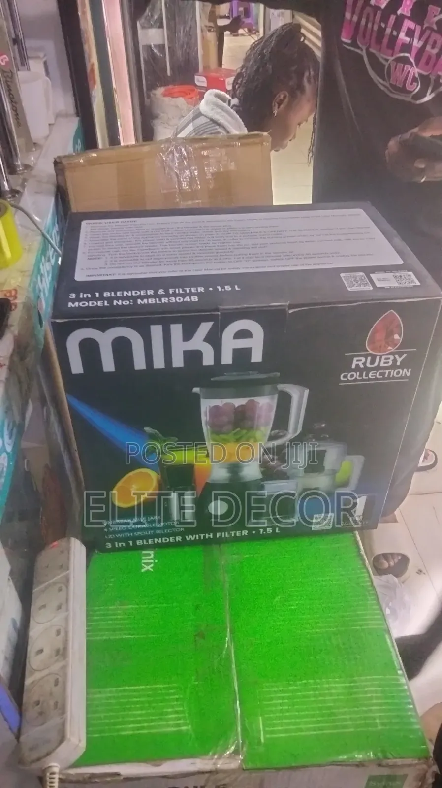 Mika 1.5L 4-in-1 Blender 400W | Ruby Collection