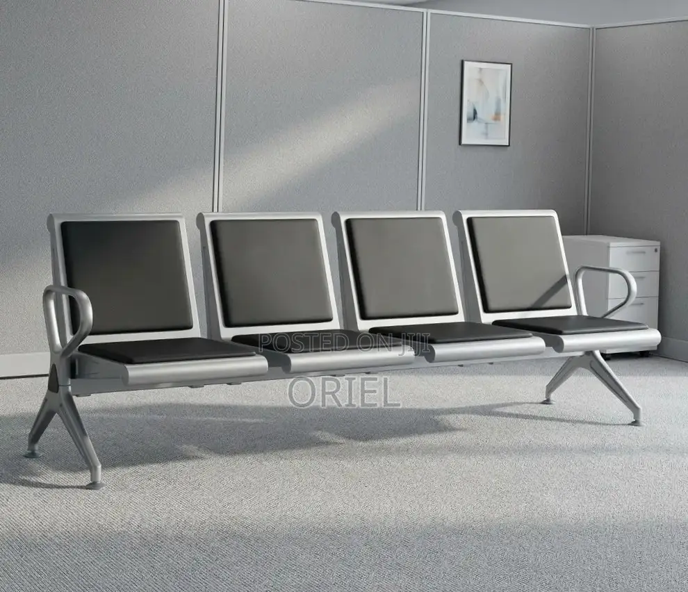 Office Bench : 4-Seater Heavy Duty Office Bench