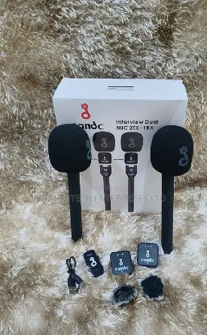 C C Dual Interview Microphone – Wireless Recording System
