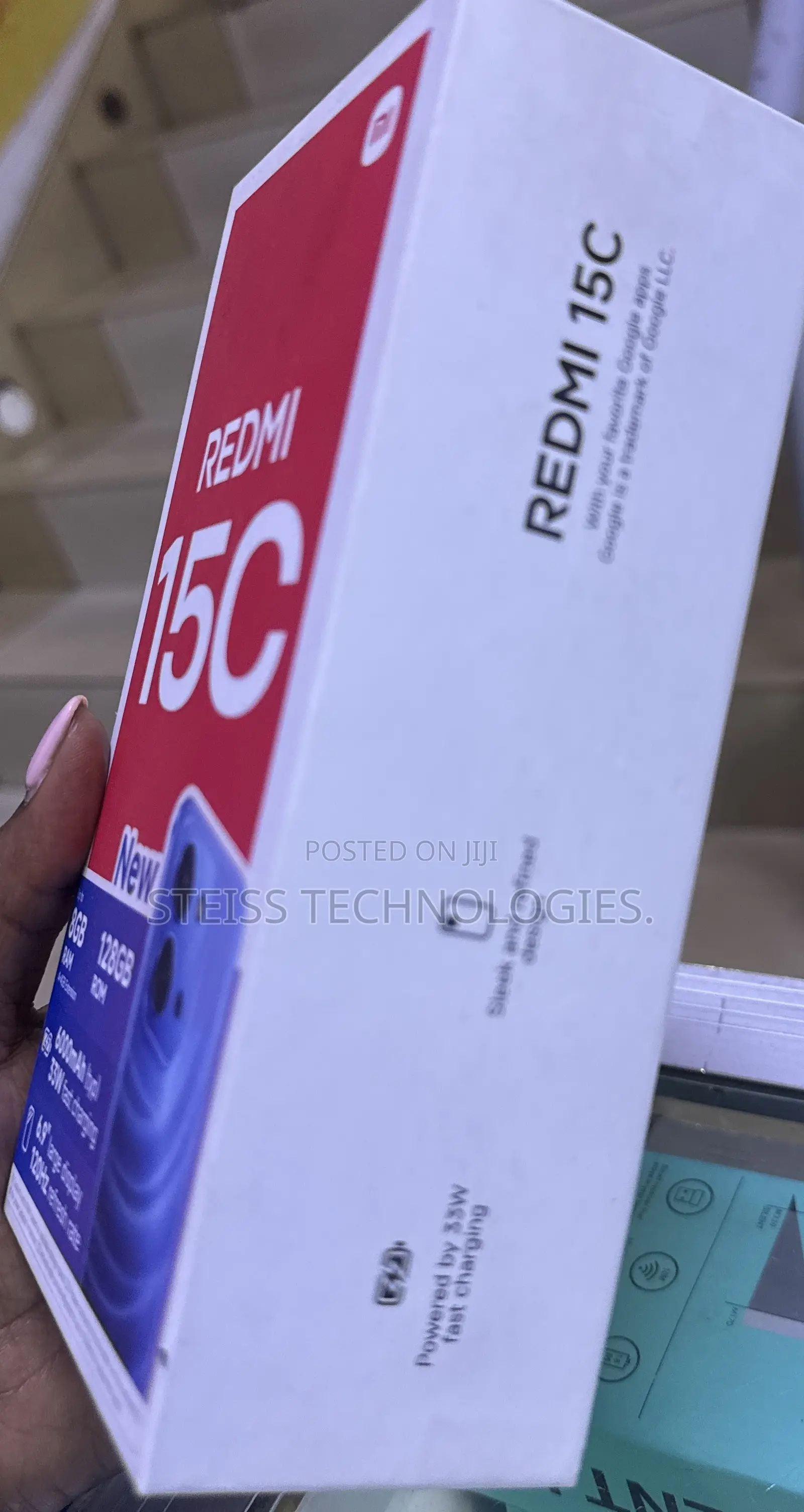 New Xiaomi Redmi 15C 4G 128 GB Black
