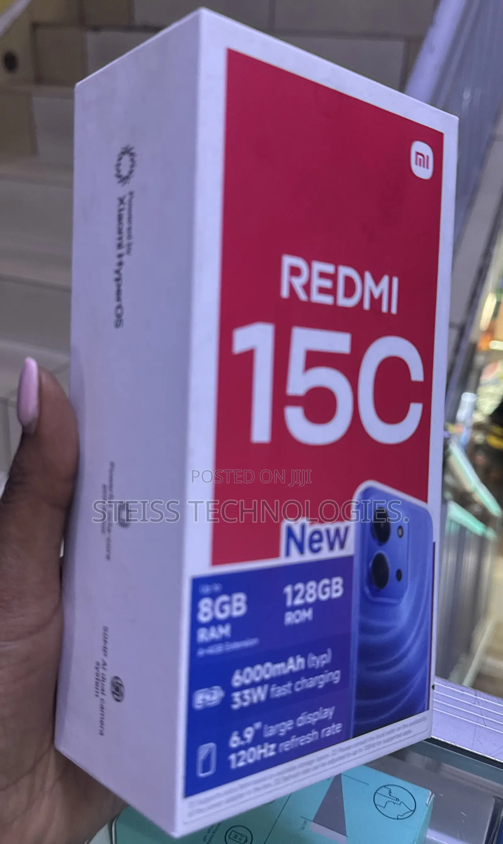 New Xiaomi Redmi 15C 4G 128 GB Black