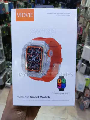 Vidvie SW1613 Wireless Smartwatch Vibrant Orange Silicone Strap
