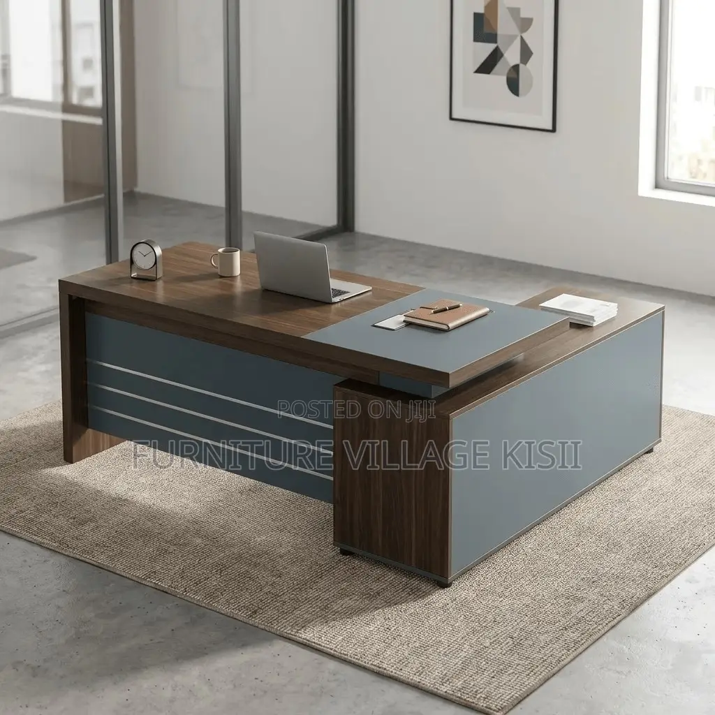 Office Desk ; Executive Advanced L-Shaped Desk 160cm