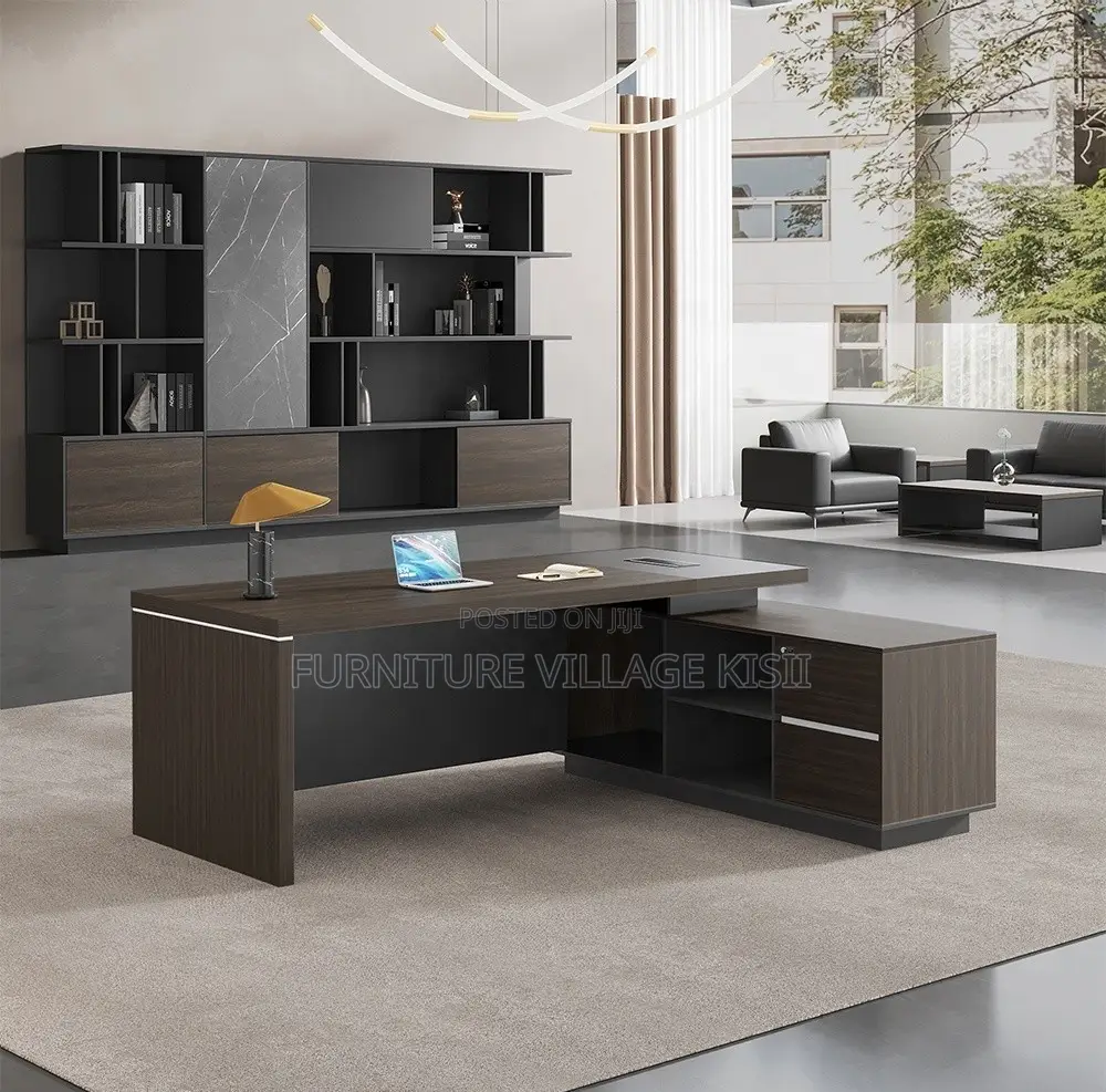 Office Desk ; Executive Advanced L-Shaped Desk 160cm