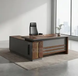 Executive Office L-Shaped Desk : Executive L-Shaped Work Desk 1.8M
