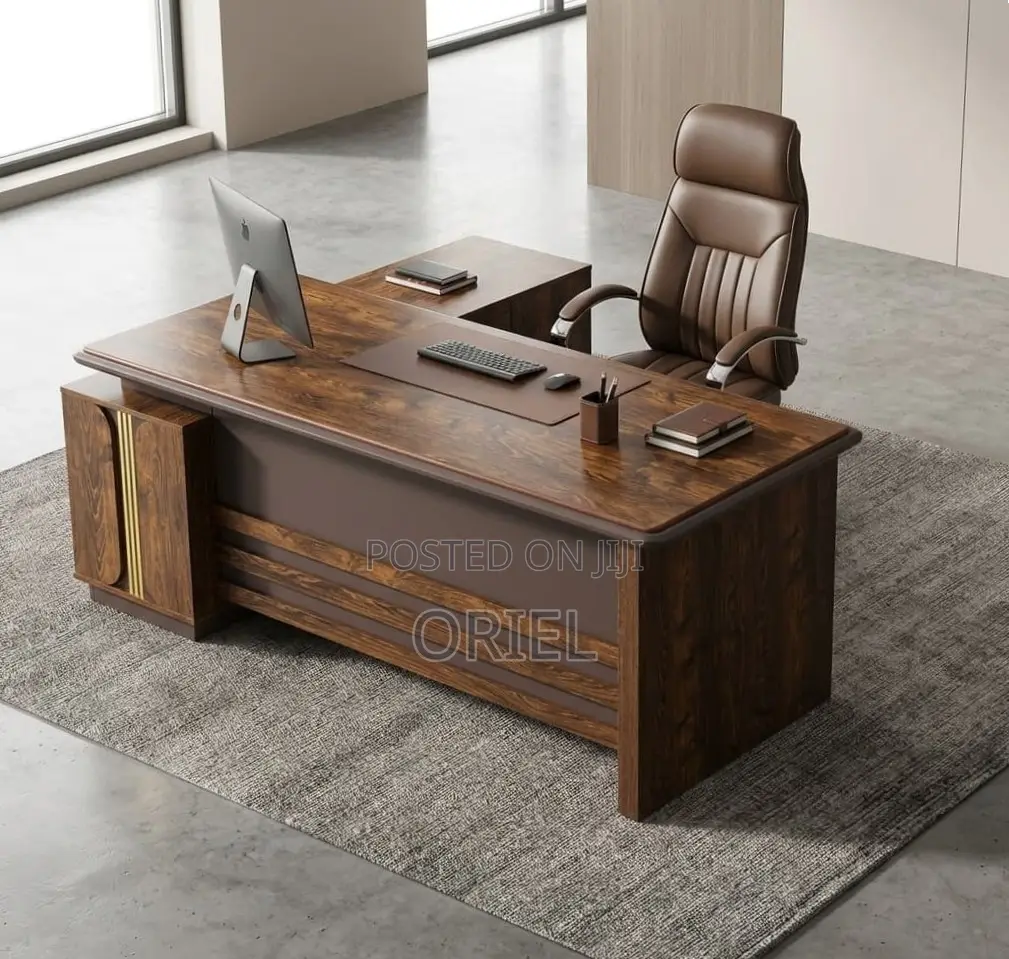 Executive Office L-Shaped Desk : Executive L-Shaped Work Desk 1.8M