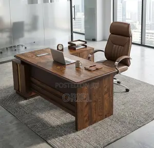 Executive Office L-Shaped Desk : Executive L-Shaped Work Desk 1.8M