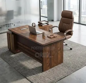 Executive Office L-Shaped Desk : Executive L-Shaped Work Desk 1.8M