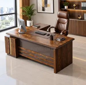 Executive Office L-Shaped Desk : Executive L-Shaped Work Desk 1.8M