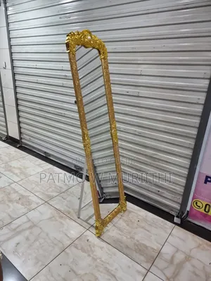 Dressing Mirror Full Length 165×45cm With Gold Ornate Standing