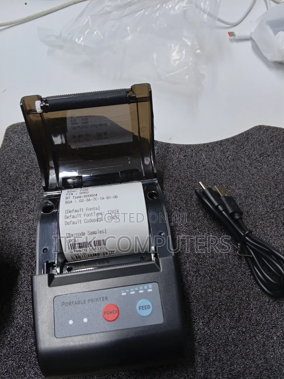 Portable Bluetooth Receipt Printer for eTIMS Mobile POS