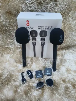 C C Dual Mic Wireless System – Perfect for Interviews Videos