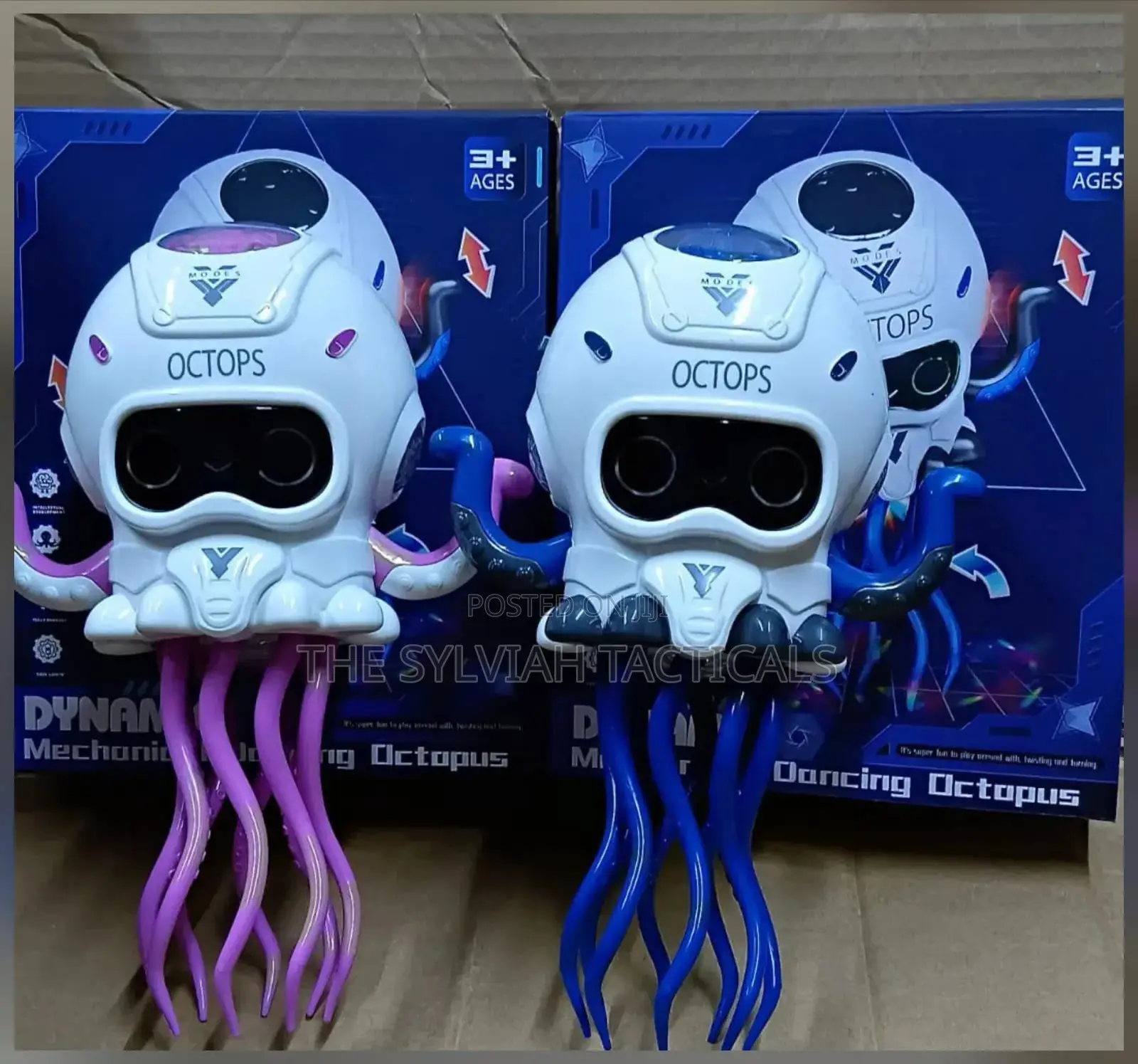 Dancing Octopus Musical With Lights