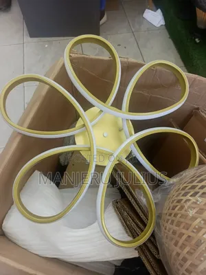 Gold Flower Led Ceiling Light