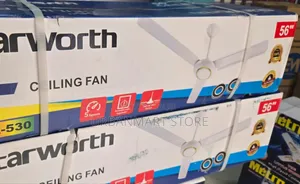 56 Inch Industrial Ceiling Fan White From Starworth