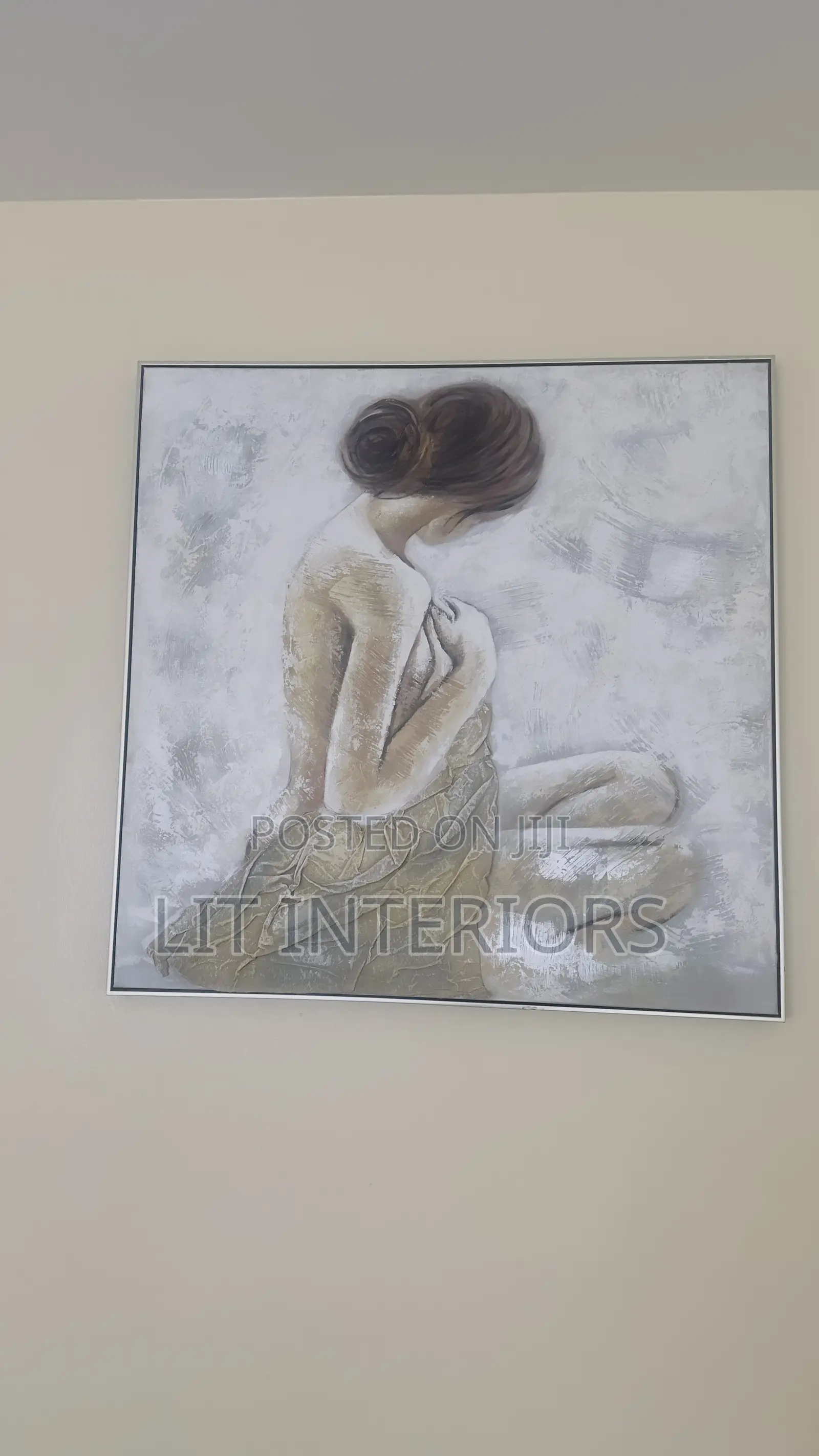 Textured Canvas Wall Art Piece