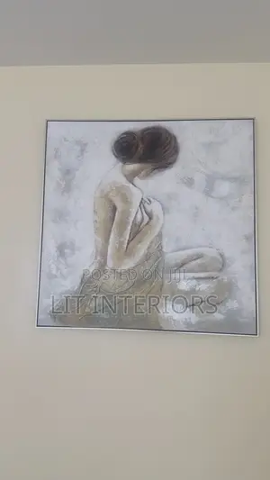 Textured Canvas Wall Art Piece