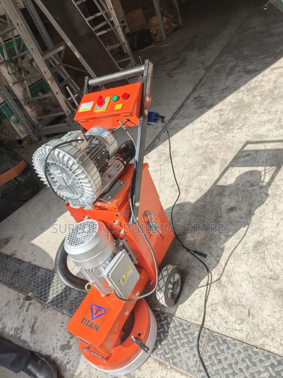 Heavy-Duty Concrete and Terrazzo Grinding Machine * Single Phase *