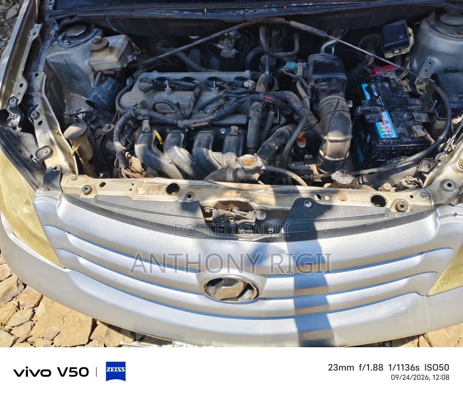 Toyota Vitz 1.5 FWD 5dr 2005 Silver
