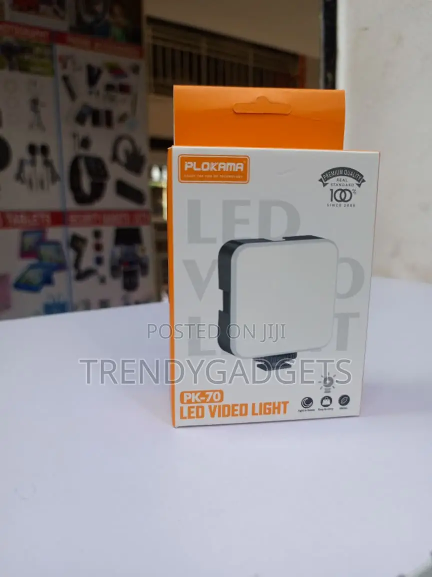 PLOKAMA PK-70 LED Video Light 3-Level Brightness Fill Lamp
