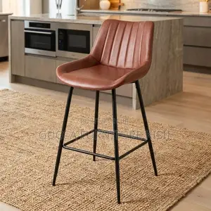 Non Adjustable Leather Bar-Stool