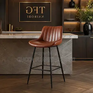 Non Adjustable Leather Bar-Stool
