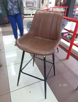 Non Adjustable Leather Bar-Stool