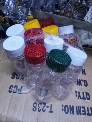 6pc Plastic Spice Jar Bottle / Plastic Salt Pepper Shaker