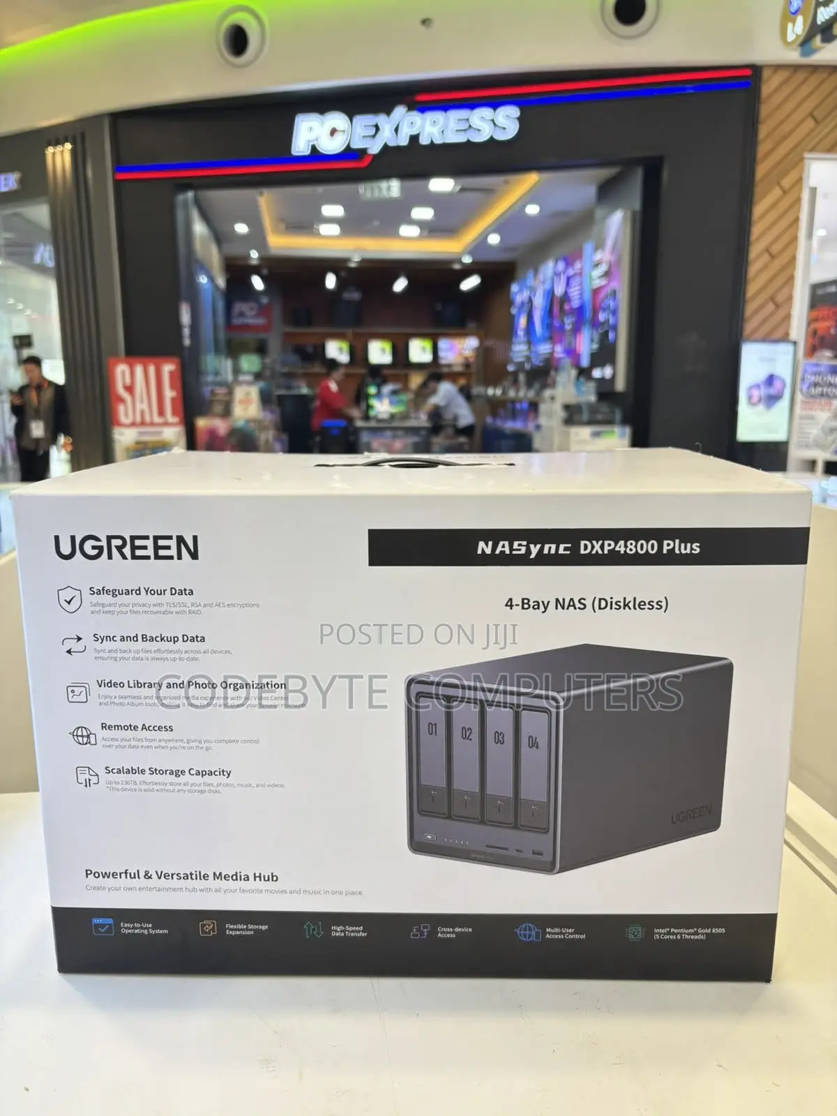 Ugreen Cm752 Dpxp4800 4bay High Performance Desktop Nas-Intel Pention