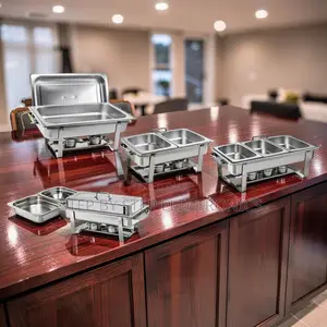 Premium Buffet Set 11L Stainless Steel Triple Chafing Dish