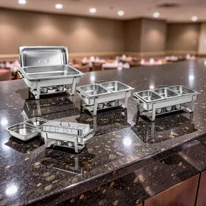 Professional Catering 11L Stainless Steel Triple Chafing Dish