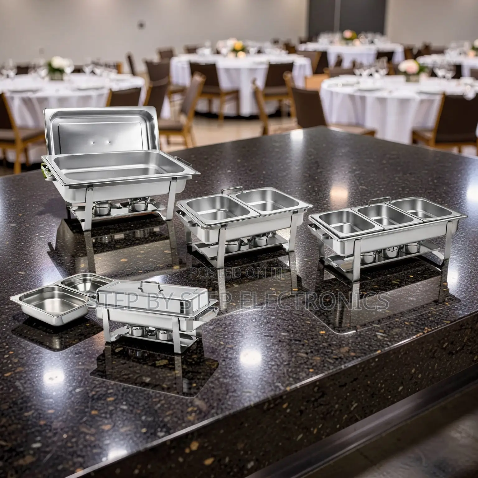 Large Capacity Set 11L Stainless Steel Triple Chafing Dish