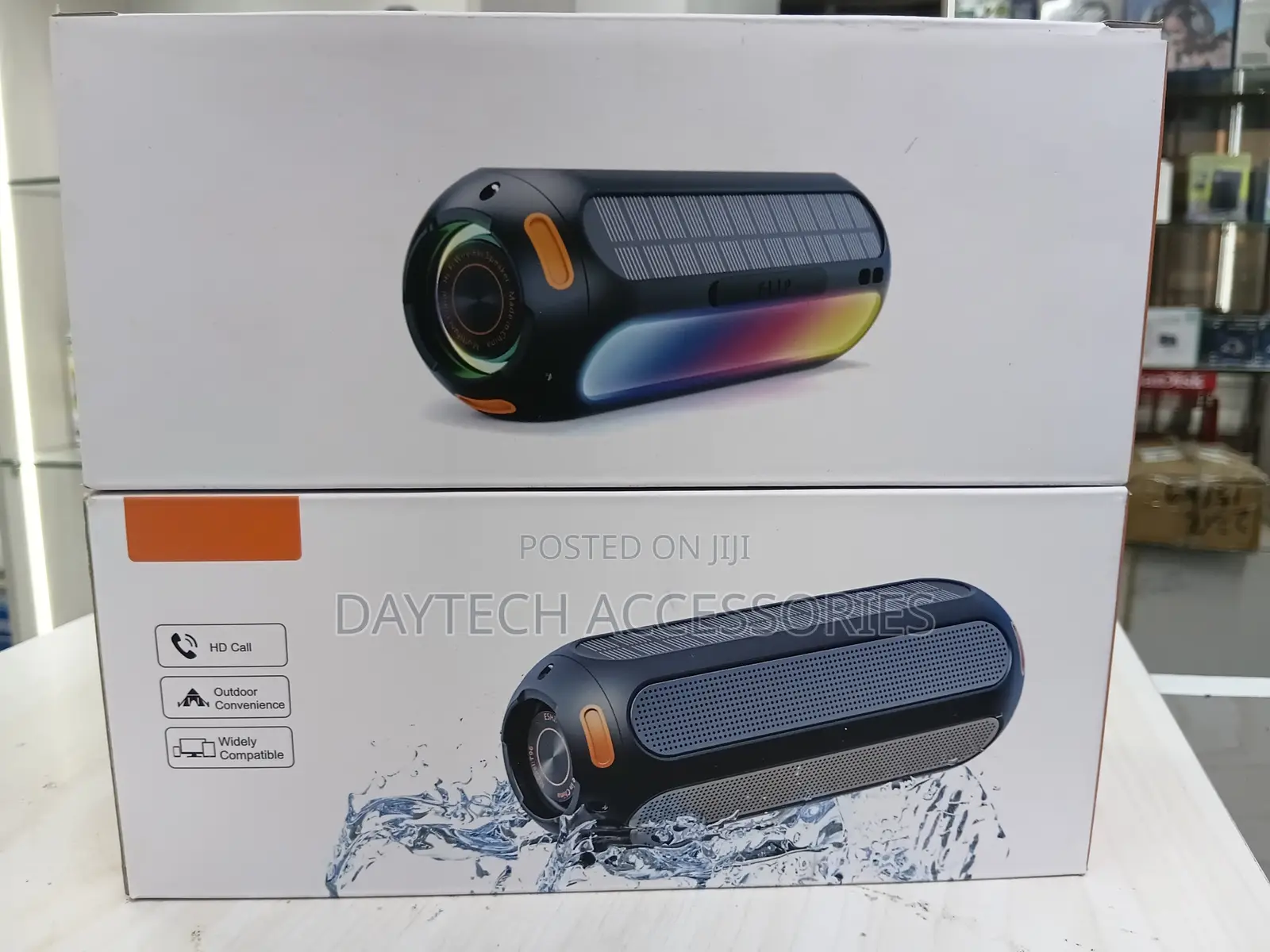 The ES-T69 (Pro MAX) Solar Multifunctional Wireless Speaker - Black