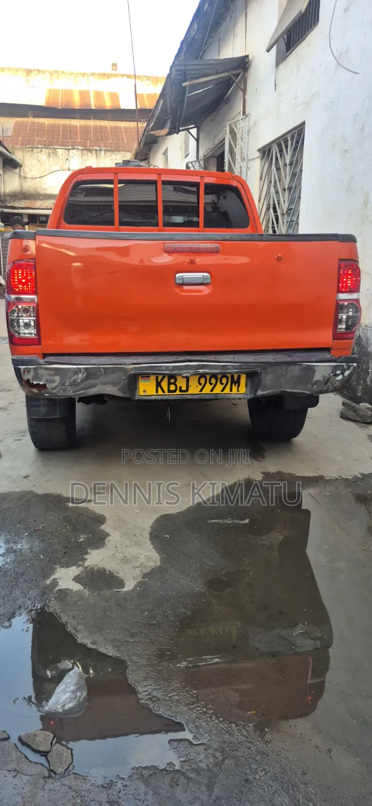Toyota Hilux 2.5 Cab 2005 Orange