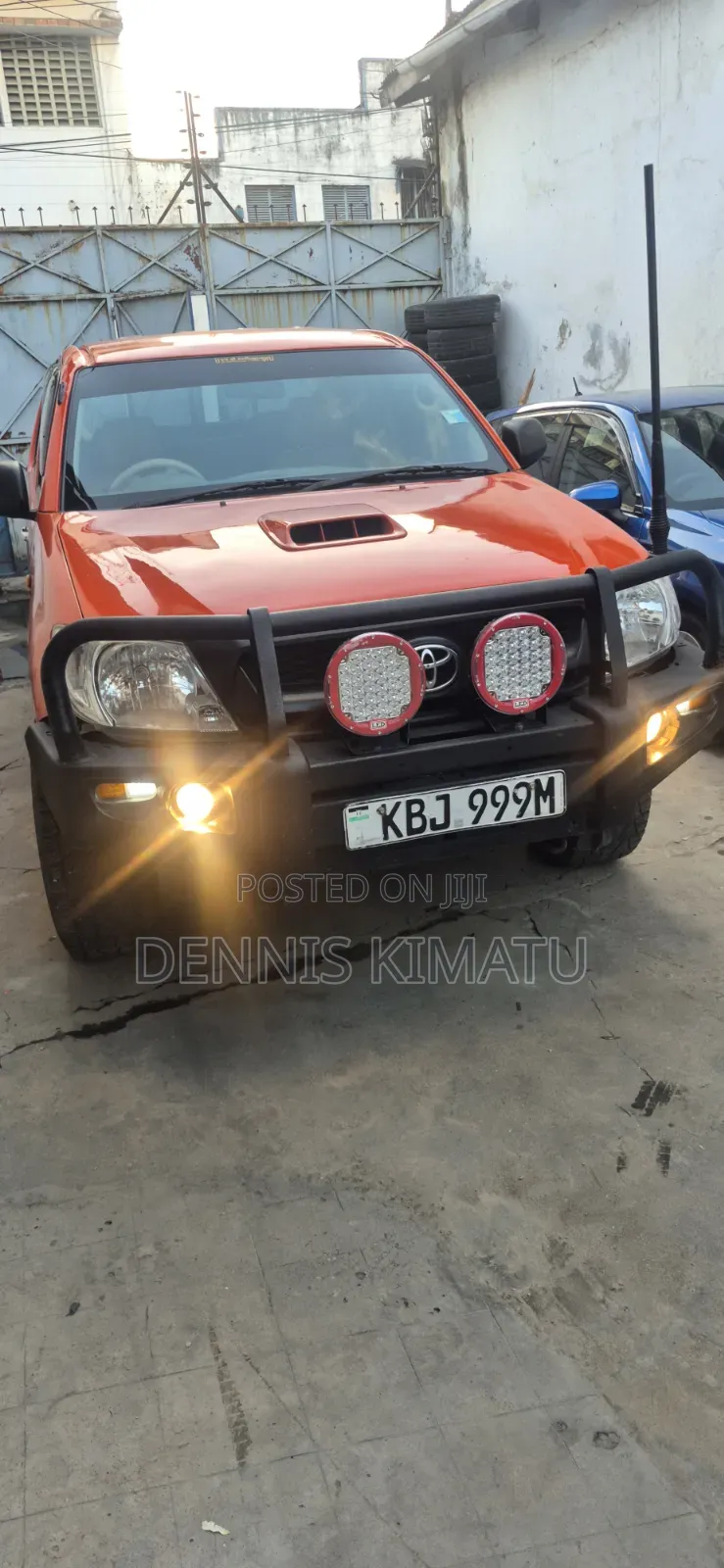 Toyota Hilux 2.5 Cab 2005 Orange