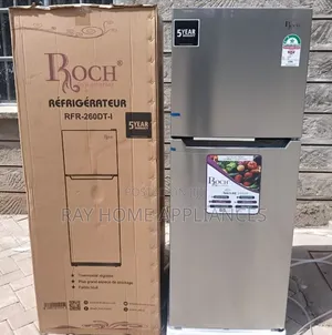 200 Litres Roch RFR-260-dt-b Double Door NO FROST Refrigerator